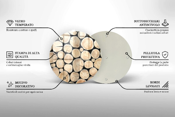 Chopping board Wood trunks of the tree
