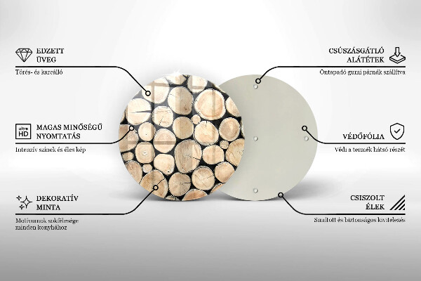 Chopping board Wood trunks of the tree