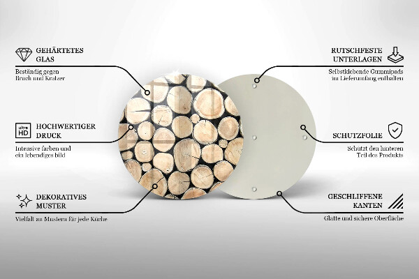 Chopping board Wood trunks of the tree