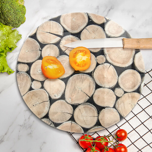 Chopping board Wood trunks of the tree