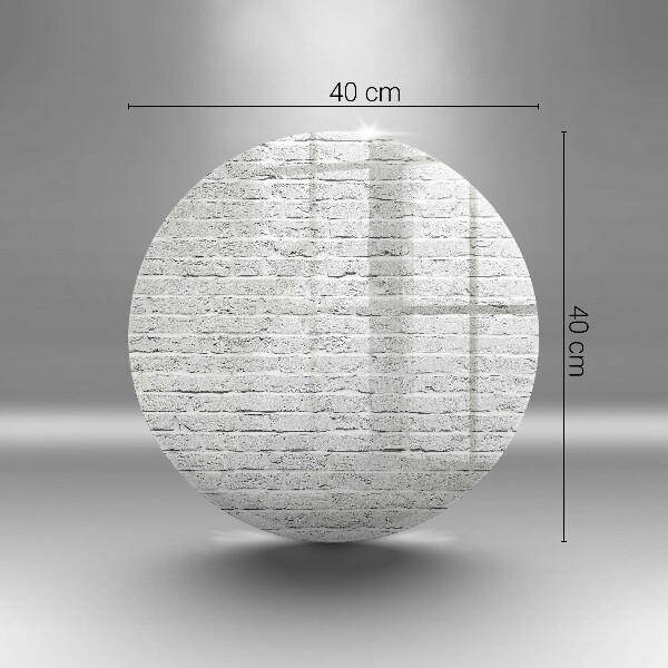 Glass worktop saver Brick wall