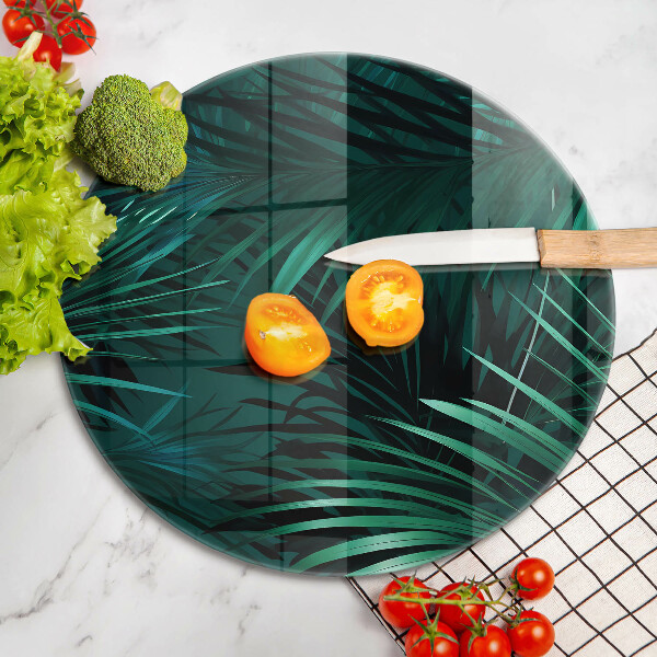 Cutting board Wild jungle leaves