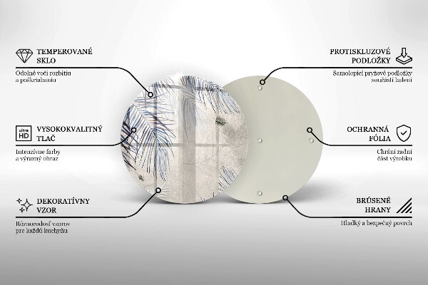 Cutting board Subtle leaves