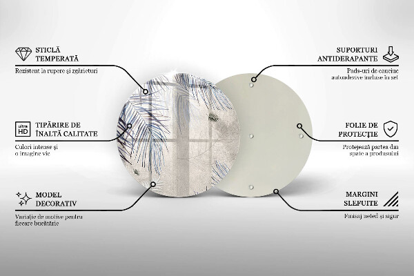 Cutting board Subtle leaves