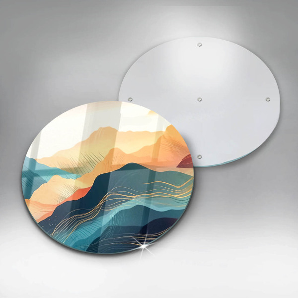 Cutting board Abstract mountain landscape