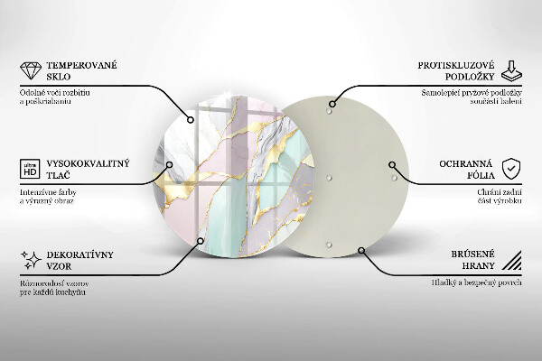 Cutting board Pastel marble