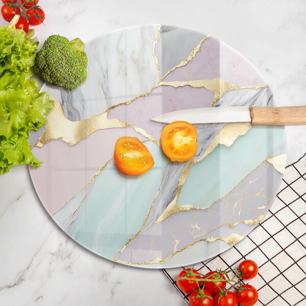 Cutting board Pastel marble