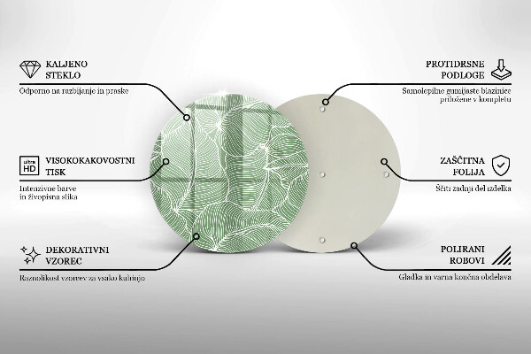 Cutting board Linear leaves