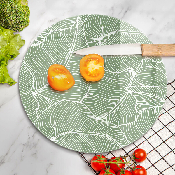 Cutting board Linear leaves