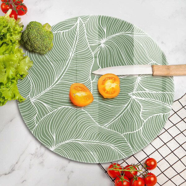 Cutting board Linear leaves