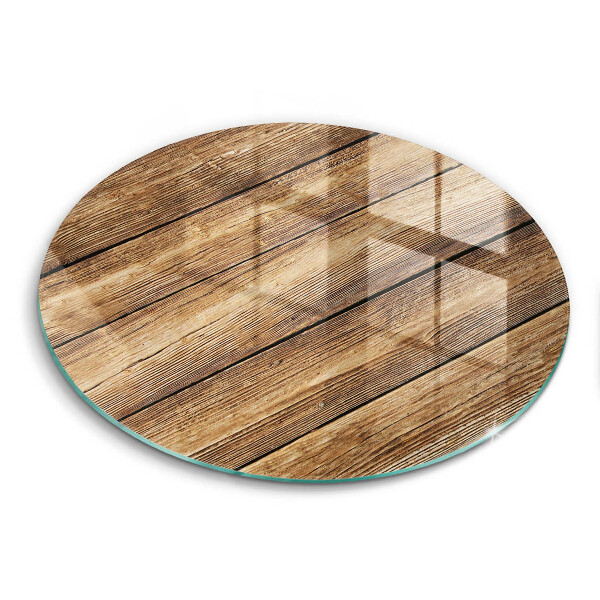 Glass worktop saver Wood texture boards