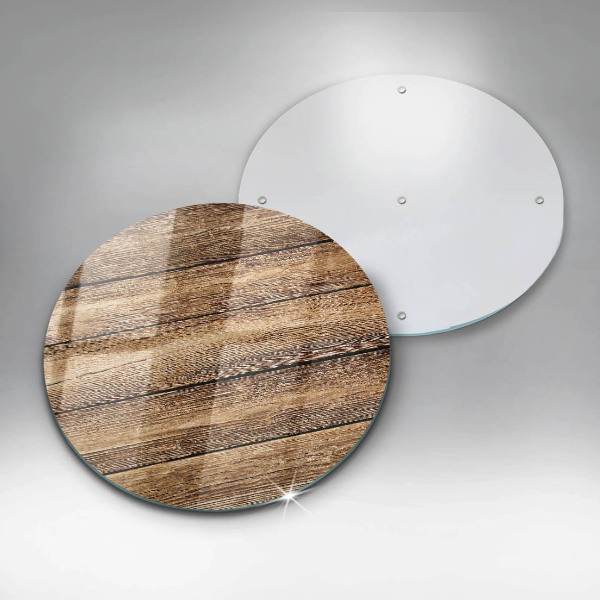 Glass worktop saver Wood texture boards