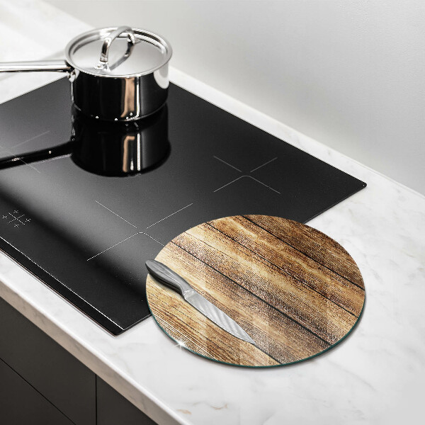Glass worktop saver Wood texture boards