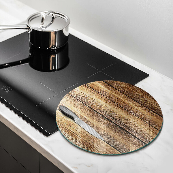 Glass worktop saver Wood texture boards