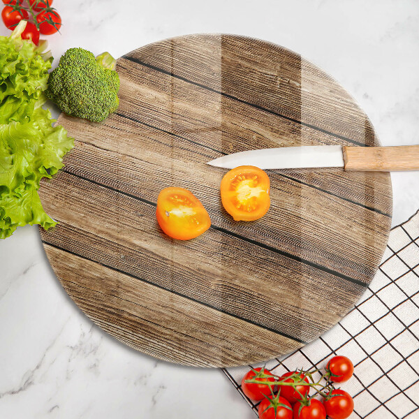 Glass worktop saver Wood texture boards