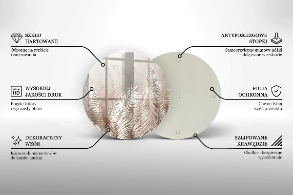 Chopping board Boho leaf vegetation