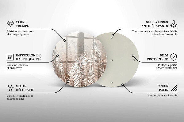 Chopping board Boho leaf vegetation