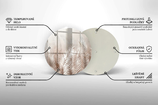 Chopping board Boho leaf vegetation