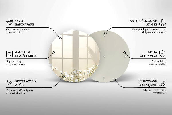 Chopping board Boho flowers