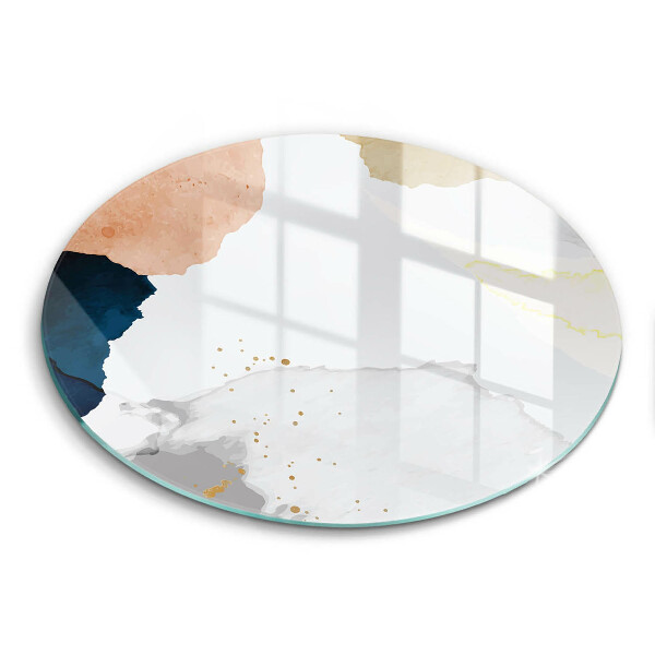 Chopping board glass Abstract spots