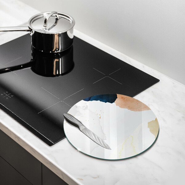 Chopping board glass Abstract spots