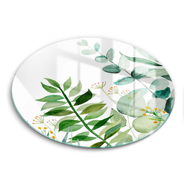 Kitchen worktop protector Plant leaves illustration