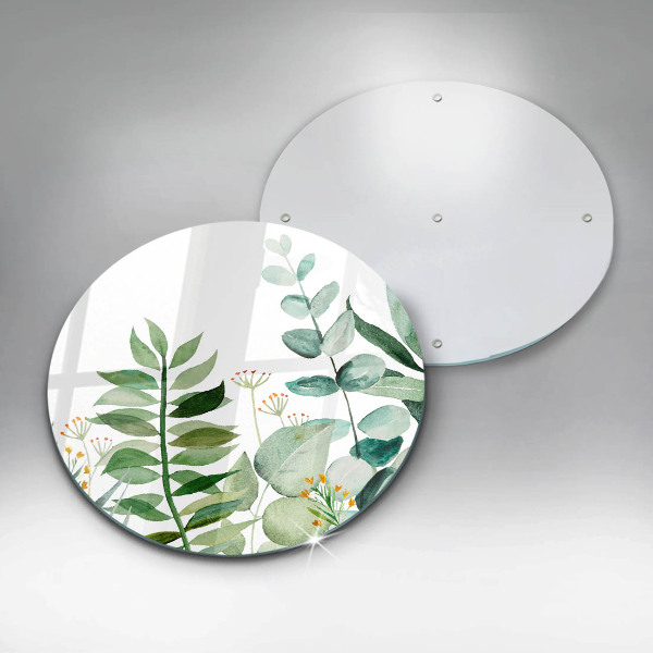Kitchen worktop protector Plant leaves illustration