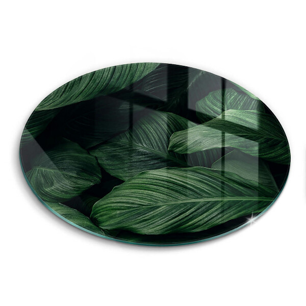 Kitchen worktop protector Dark leaves