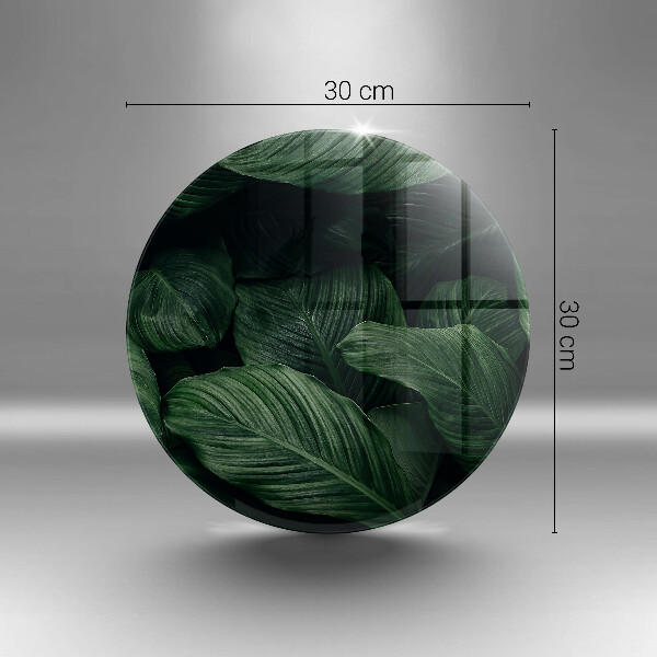 Kitchen worktop protector Dark leaves