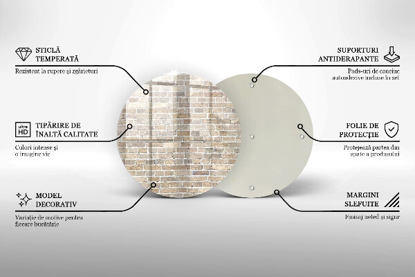 Kitchen worktop protector Wall bright bricks