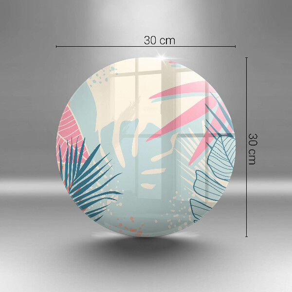 Kitchen worktop protector Pastel leaves