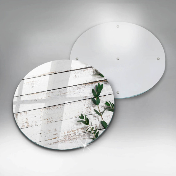 Kitchen worktop protector Old boards and leaves