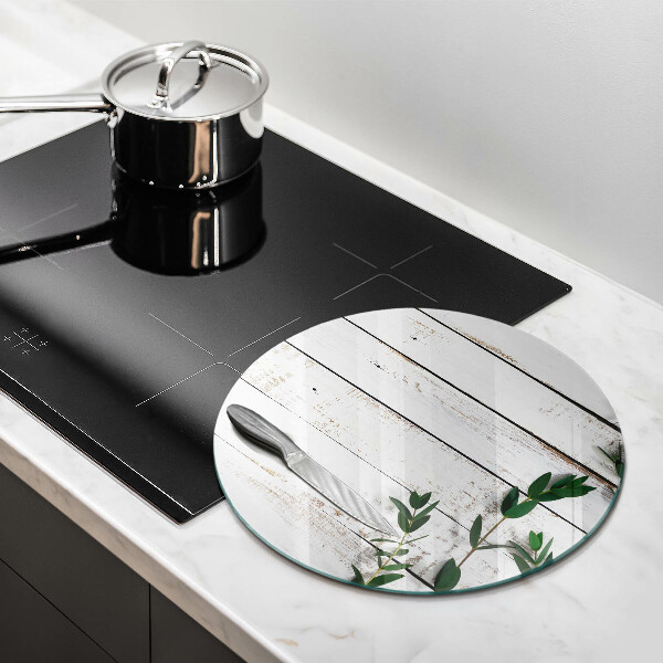 Kitchen worktop protector Old boards and leaves