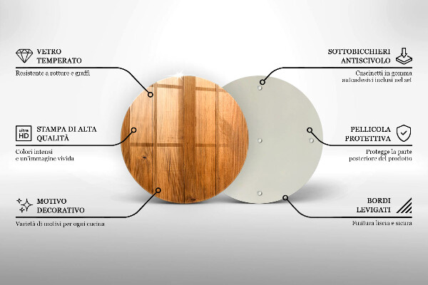 Kitchen worktop protector Wooden planks