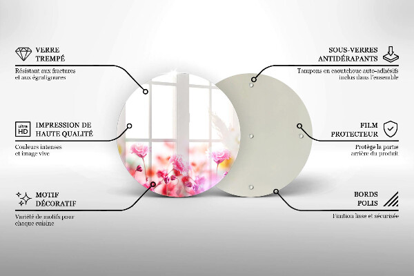 Kitchen worktop protector Flower meadow