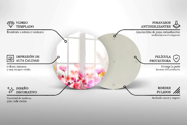 Kitchen worktop protector Flower meadow