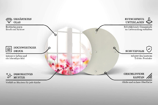 Kitchen worktop protector Flower meadow