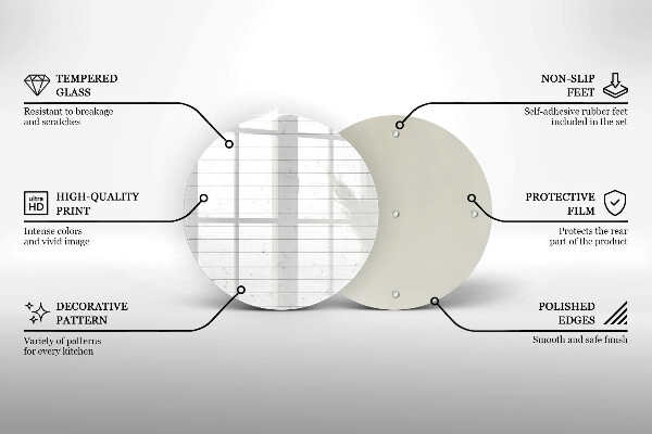 Kitchen worktop protector Modern bright boards