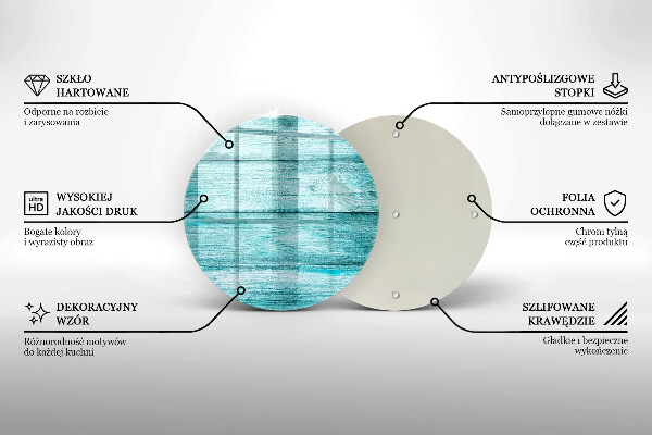 Kitchen worktop protector Vintage wooden boards