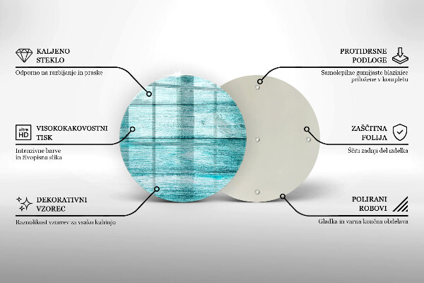 Kitchen worktop protector Vintage wooden boards