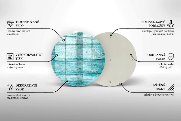 Kitchen worktop protector Vintage wooden boards