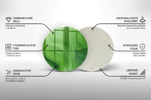 Kitchen worktop protector Abstract texture