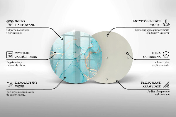 Kitchen worktop protector Abstraction stone