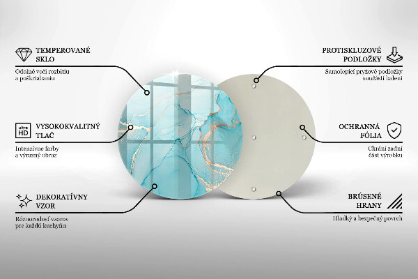 Kitchen worktop protector Abstraction stone