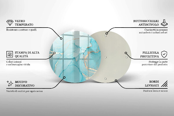 Kitchen worktop protector Abstraction stone