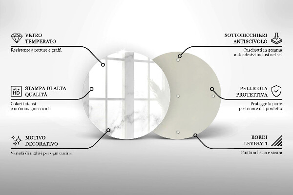 Kitchen worktop protector Modern marble