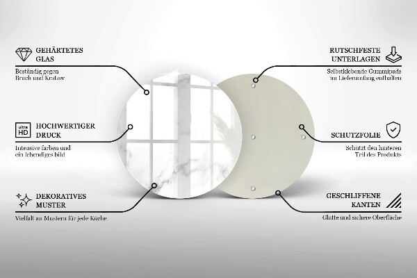 Kitchen worktop protector Modern marble