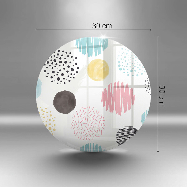 Kitchen worktop protector Painted shapes