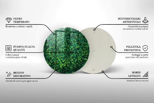 Kitchen worktop protector Plant small leaves