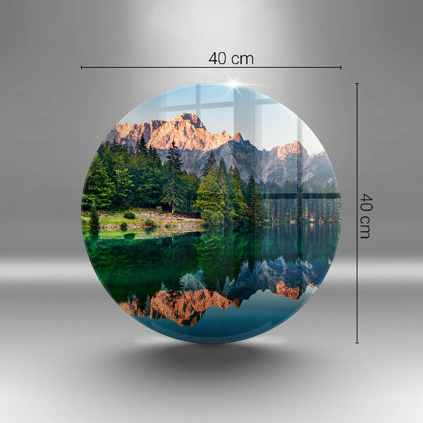 Kitchen worktop protector Forest and mountain lake